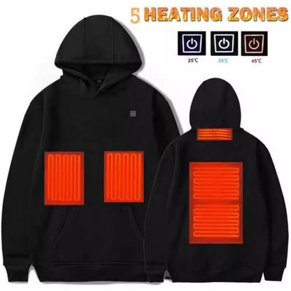 HeatHoodie - Intelligentes USB-Elektro-Heiz-Sweatshirt + Powerbank (Set)- 3 warmtestanden